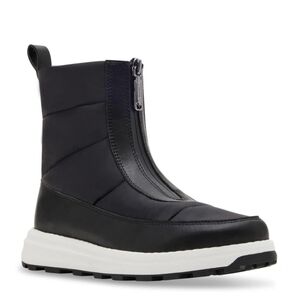 Blondo Black Ankle Boots with White Sole